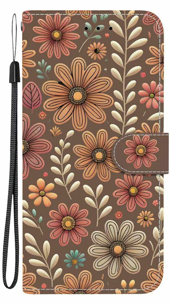 Samsung Galaxy A57 Hoesje Portemonnee Book Case Bloessem afbeelding 5