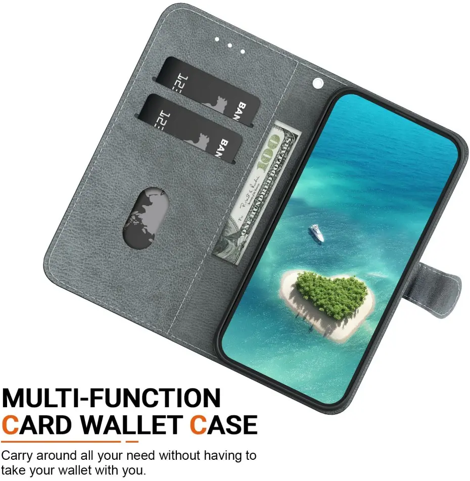 Samsung Galaxy A57 Hoesje Portemonnee Book Case Bloessem afbeelding 6