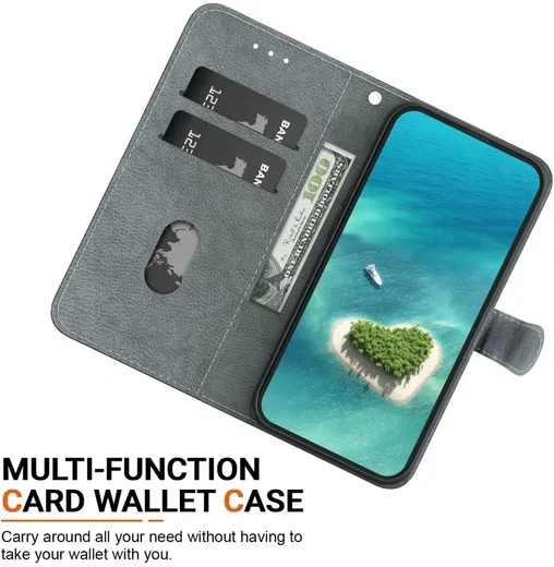 Samsung Galaxy A57 Hoesje Portemonnee Book Case Bloessem afbeelding 6