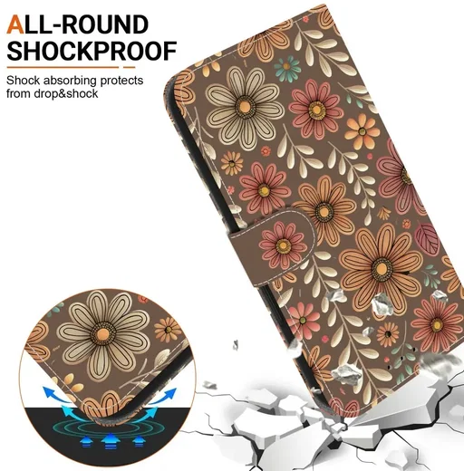 Samsung Galaxy A37 Hoesje Portemonnee Book Case Bloessem afbeelding 5