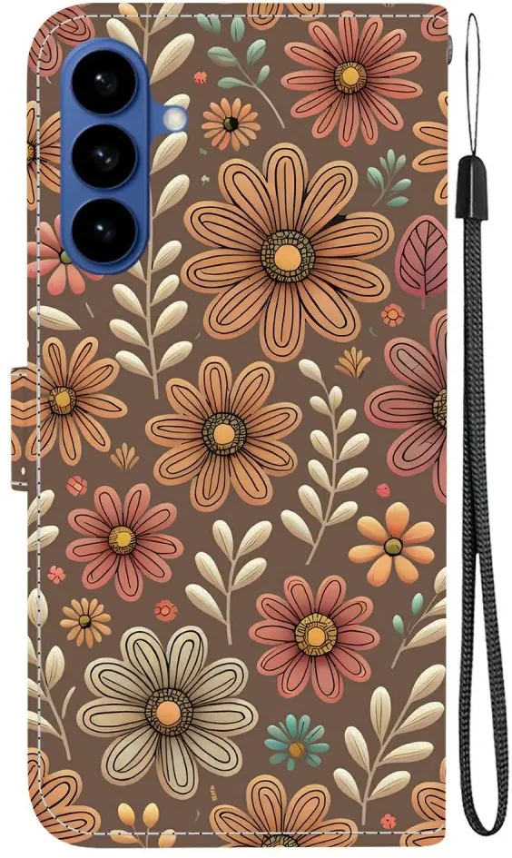 Samsung Galaxy A37 Hoesje Portemonnee Book Case Bloessem afbeelding 2