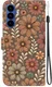 Samsung Galaxy A37 Hoesje Portemonnee Book Case Bloessem afbeelding 2