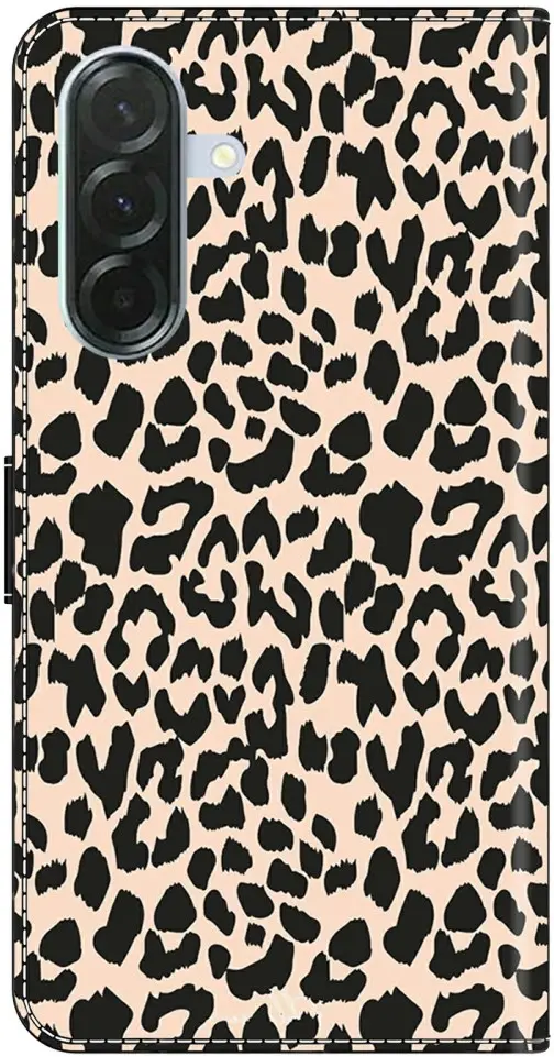 Samsung Galaxy A57 Hoesje Portemonnee Book Case Luipaard afbeelding 6