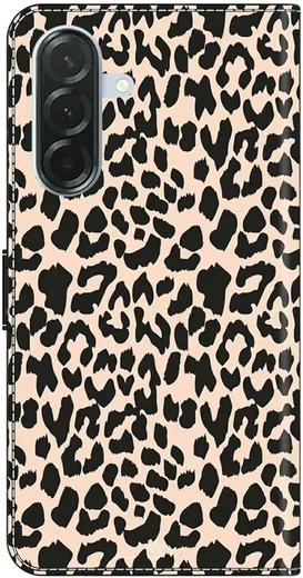 Samsung Galaxy A57 Hoesje Portemonnee Book Case Luipaard afbeelding 6