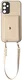 Samsung Galaxy A57 Hoesje met Pasjeshouder Litchi PU Leer met Koord Beige afbeelding 2