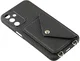 Samsung Galaxy A57 Hoesje met Pasjeshouder Litchi PU Leer met Koord Zwart afbeelding 5