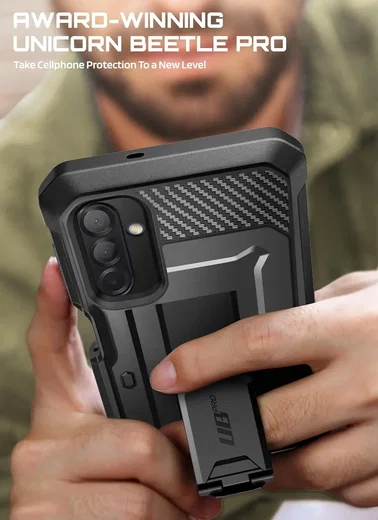 SUPCASE UB Pro Samsung Galaxy A17 Hoesje Full Protect Kickstand Zwart afbeelding 6