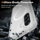 Samsung Galaxy A57 Hoesje Full Protect 360° Cover met MagSafe Matte Transparant afbeelding 4