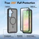Samsung Galaxy A57 Hoesje Full Protect 360° Cover met MagSafe Matte Zwart afbeelding 7