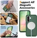 Samsung Galaxy A57 Hoesje Full Protect 360° Cover met MagSafe Matte Groen afbeelding 5