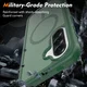 Samsung Galaxy A57 Hoesje Full Protect 360° Cover met MagSafe Matte Groen afbeelding 4