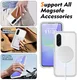 Samsung A37 / A36 / A56 Hoesje Full Protect 360° Cover MagSafe Matte Transparant afbeelding 4
