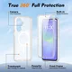 Samsung A37 / A36 / A56 Hoesje Full Protect 360° Cover MagSafe Matte Transparant afbeelding 5