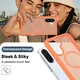 Samsung A37 / A36 / A56 Hoesje Full Protect 360° Cover MagSafe Matte Oranje afbeelding 6