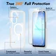 Samsung A17 / A16 / A26 Hoesje Full Protect 360° Cover MagSafe Matte Transparant afbeelding 5