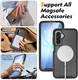 Samsung A17 / A16 / A26 Hoesje Full Protect 360° Cover MagSafe Matte Zwart afbeelding 5