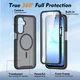 Samsung A17 / A16 / A26 Hoesje Full Protect 360° Cover MagSafe Matte Zwart afbeelding 7