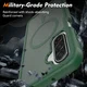 Samsung A17 / A16 / A26 Hoesje Full Protect 360° Cover MagSafe Matte Groen afbeelding 4