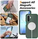Samsung A17 / A16 / A26 Hoesje Full Protect 360° Cover MagSafe Matte Groen afbeelding 5