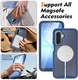 Samsung A17 / A16 / A26 Hoesje Full Protect 360° Cover MagSafe Matte Blauw afbeelding 4