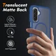 Samsung A17 / A16 / A26 Hoesje Full Protect 360° Cover MagSafe Matte Blauw afbeelding 2