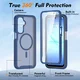 Samsung A17 / A16 / A26 Hoesje Full Protect 360° Cover MagSafe Matte Blauw afbeelding 5