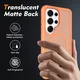 Samsung S26 Ultra Hoesje Full Protect 360° Cover met MagSafe Matte Oranje afbeelding 3