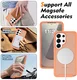Samsung S26 Ultra Hoesje Full Protect 360° Cover met MagSafe Matte Oranje afbeelding 4