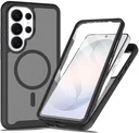 Samsung Galaxy S26 Ultra Hoesje Full Protect 360° Cover met MagSafe Matte Zwart