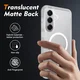 Samsung S26 Plus Hoesje Full Protect 360° Cover met MagSafe Matte Transparant afbeelding 2
