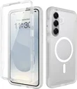 Samsung S26 Plus Hoesje Full Protect 360° Cover met MagSafe Matte Transparant