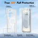 Samsung S26 Plus Hoesje Full Protect 360° Cover met MagSafe Matte Transparant afbeelding 5