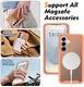 Samsung S26 Plus Hoesje Full Protect 360° Cover met MagSafe Matte Oranje afbeelding 5