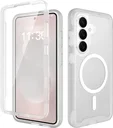 Samsung Galaxy S26 Hoesje Full Protect 360° Cover met MagSafe Matte Transparant