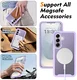 Samsung Galaxy S26 Hoesje Full Protect 360° Cover met MagSafe Matte Paars afbeelding 4