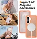 Samsung Galaxy S26 Hoesje Full Protect 360° Cover met MagSafe Matte Oranje afbeelding 5