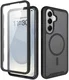 Samsung Galaxy S26 Hoesje Full Protect 360° Cover met MagSafe Matte Zwart afbeelding 6