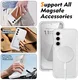 Samsung Galaxy S25 FE Hoesje Full Protect 360° Cover MagSafe Matte Transparant afbeelding 5
