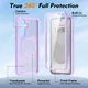 Samsung Galaxy S25 FE Hoesje Full Protect 360° Cover met MagSafe Matte Paars afbeelding 6