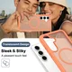 Samsung Galaxy S25 FE Hoesje Full Protect 360° Cover met MagSafe Matte Oranje afbeelding 8