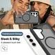 Samsung Galaxy S25 FE Hoesje Full Protect 360° Cover met MagSafe Matte Zwart afbeelding 7