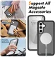 Samsung Galaxy S25 FE Hoesje Full Protect 360° Cover met MagSafe Matte Zwart afbeelding 4
