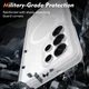 Samsung S25 Ultra Hoesje Full Protect 360° Cover met MagSafe Matte Transparant afbeelding 4