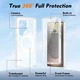 Samsung S25 Ultra Hoesje Full Protect 360° Cover met MagSafe Matte Transparant afbeelding 5