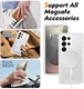 Samsung S25 Ultra Hoesje Full Protect 360° Cover met MagSafe Matte Transparant afbeelding 6