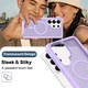 Samsung Galaxy S25 Ultra Hoesje Full Protect 360° Cover met MagSafe Matte Paars afbeelding 5