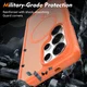 Samsung Galaxy S25 Ultra Hoesje Full Protect 360° Cover met MagSafe Matte Oranje afbeelding 4