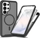 Samsung Galaxy S25 Ultra Hoesje Full Protect 360° Cover met MagSafe Matte Zwart