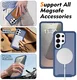 Samsung Galaxy S25 Ultra Hoesje Full Protect 360° Cover met MagSafe Matte Bluaw afbeelding 5
