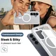Samsung Galaxy S25 Plus Hoesje Full Protect 360° Cover MagSafe Matte Transparant afbeelding 8